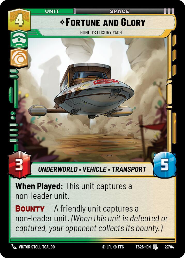 Fortune and Gory - Hondo's Luxury Yacht (27/84) (27/84) [Twin Suns] | Exor Games New Glasgow