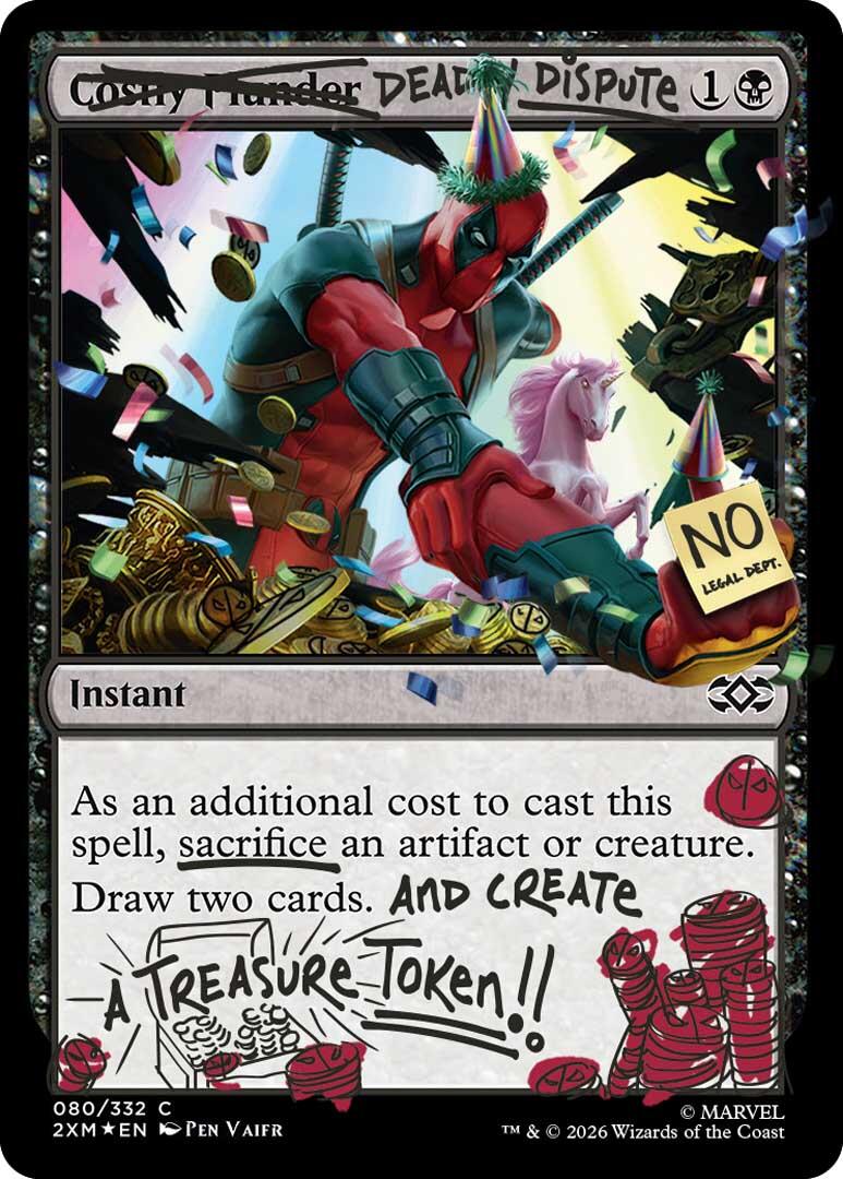 Deadly Dispute (080) (Pool Party Foil) [Secret Lair Drop Series] | Exor Games New Glasgow
