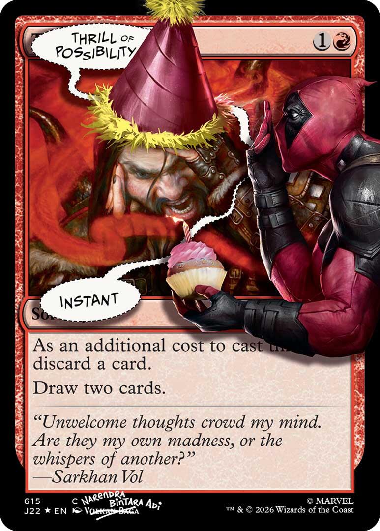 Thrill of Possibility (615) (Pool Party Foil) [Secret Lair Drop Series] | Exor Games New Glasgow
