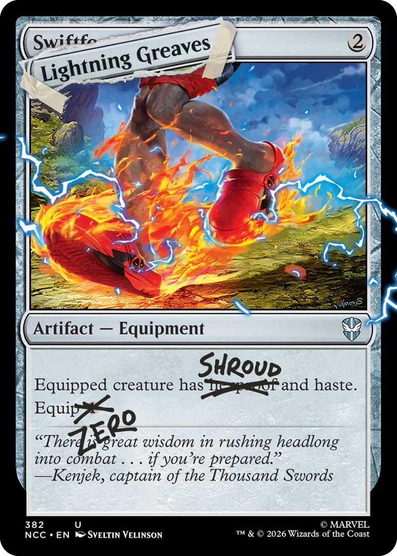 Lightning Greaves (382) [Secret Lair Drop Series] | Exor Games New Glasgow