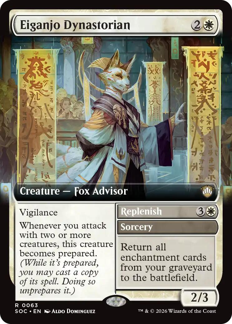Eiganjo Dynastorian (Extended Art) [Secrets of Strixhaven Commander] | Exor Games New Glasgow