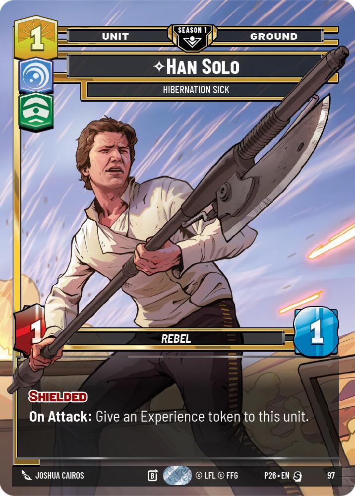 Han Solo - Hibernation Sick (97) (97) [Sector and Regional Promos: Season 1] | Exor Games New Glasgow