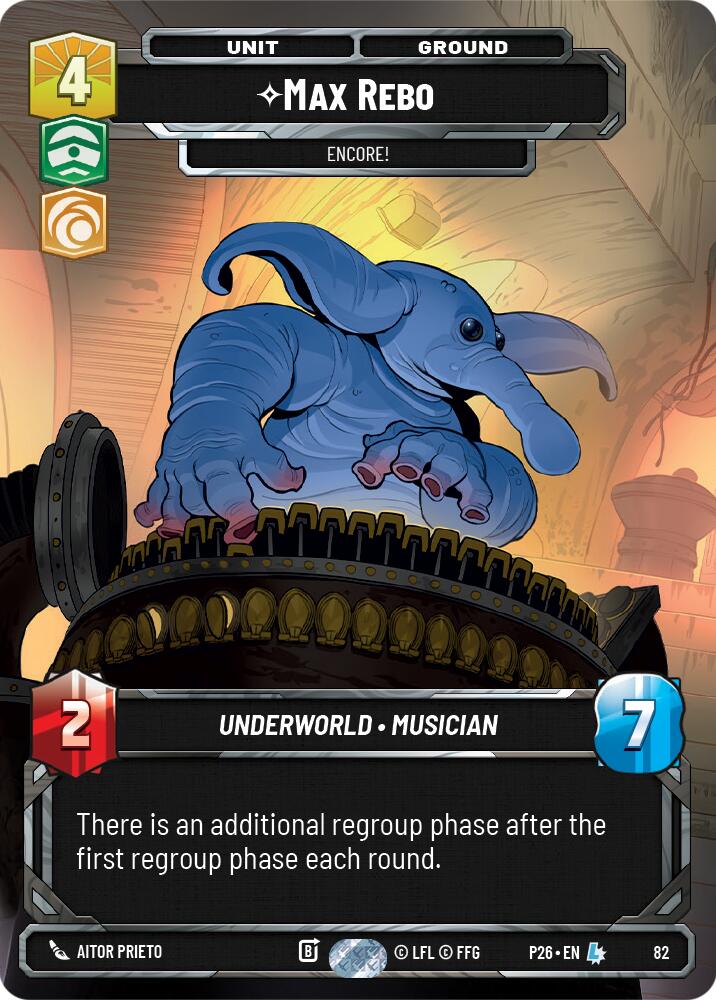 Max Rebo - Encore! (82) (82) [Sector and Regional Promos: Season 1] | Exor Games New Glasgow