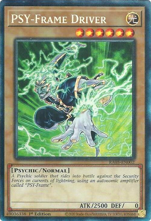 PSY-Frame Driver (Collector's Rare) [RA05-EN002] Collector's Rare | Exor Games New Glasgow