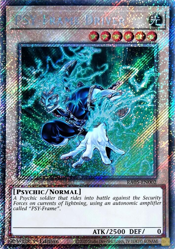 PSY-Frame Driver (Platinum Secret Rare) [RA05-EN002] Platinum Secret Rare | Exor Games New Glasgow