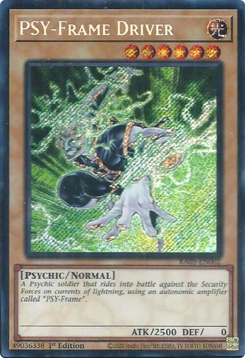 PSY-Frame Driver (Secret Rare) [RA05-EN002] Secret Rare | Exor Games New Glasgow