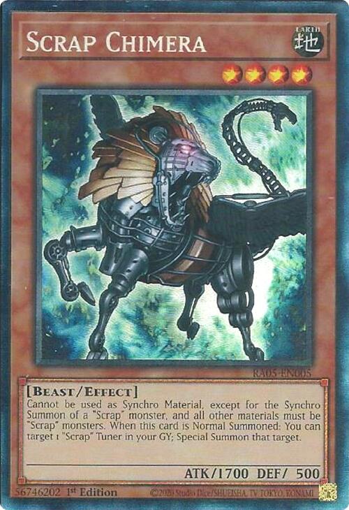 Scrap Chimera (Collector's Rare) [RA05-EN005] Collector's Rare | Exor Games New Glasgow