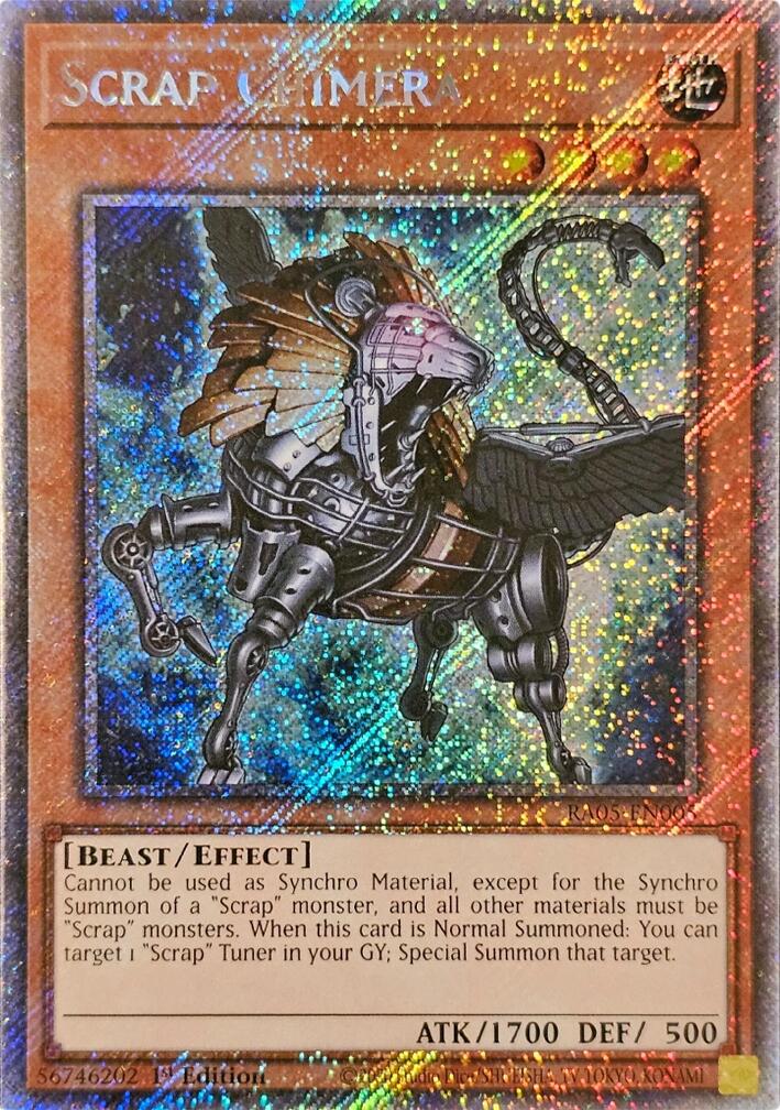 Scrap Chimera (Platinum Secret Rare) [RA05-EN005] Platinum Secret Rare | Exor Games New Glasgow