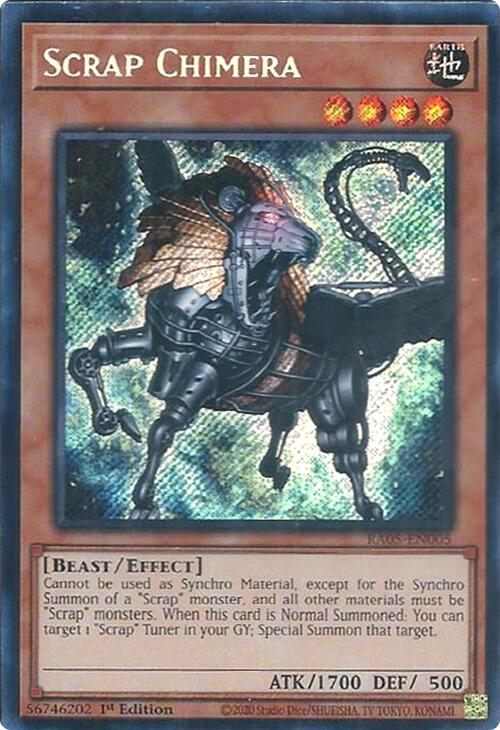 Scrap Chimera (Secret Rare) [RA05-EN005] Secret Rare | Exor Games New Glasgow
