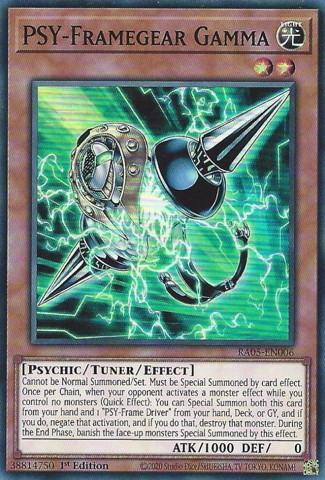 PSY-Framegear Gamma [RA05-EN006] Super Rare | Exor Games New Glasgow