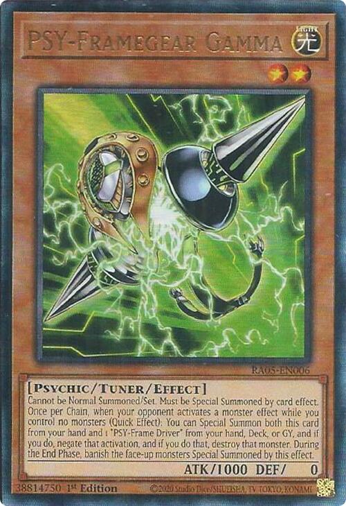 PSY-Framegear Gamma (Ultimate Rare) [RA05-EN006] Ultimate Rare | Exor Games New Glasgow