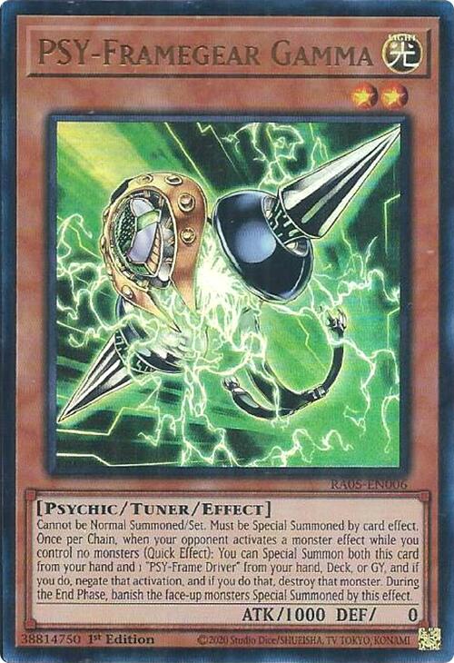 PSY-Framegear Gamma (Ultra Rare) [RA05-EN006] Ultra Rare | Exor Games New Glasgow
