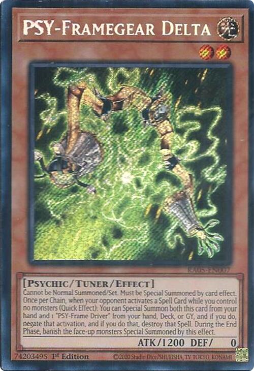 PSY-Framegear Delta (Secret Rare) [RA05-EN007] Secret Rare | Exor Games New Glasgow