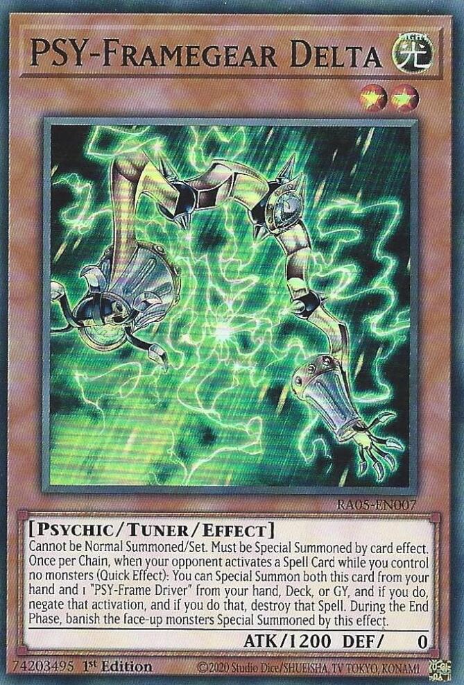 PSY-Framegear Delta [RA05-EN007] Super Rare | Exor Games New Glasgow