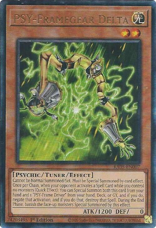 PSY-Framegear Delta (Ultimate Rare) [RA05-EN007] Ultimate Rare | Exor Games New Glasgow