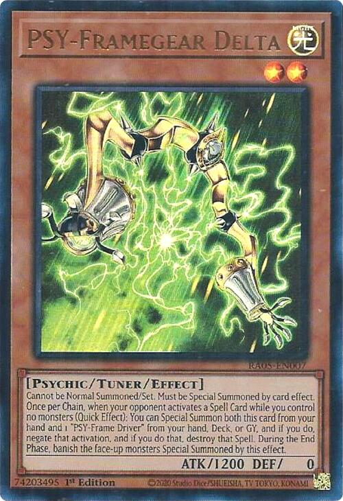 PSY-Framegear Delta (Ultra Rare) [RA05-EN007] Ultra Rare | Exor Games New Glasgow