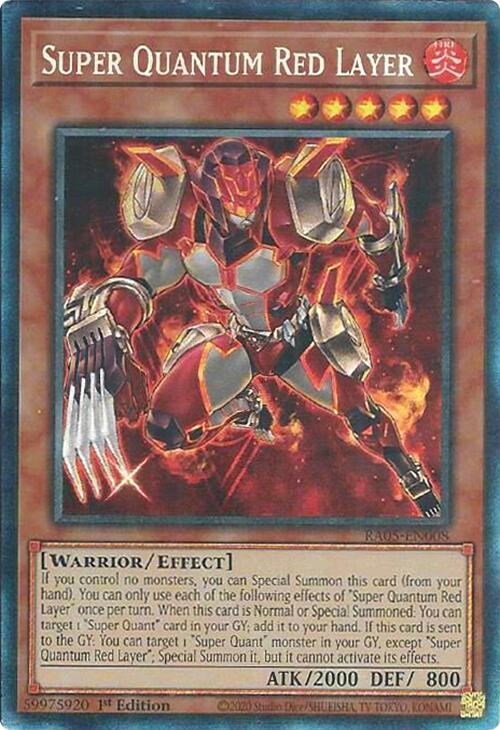 Super Quantum Red Layer (Collector's Rare) [RA05-EN008] Collector's Rare | Exor Games New Glasgow