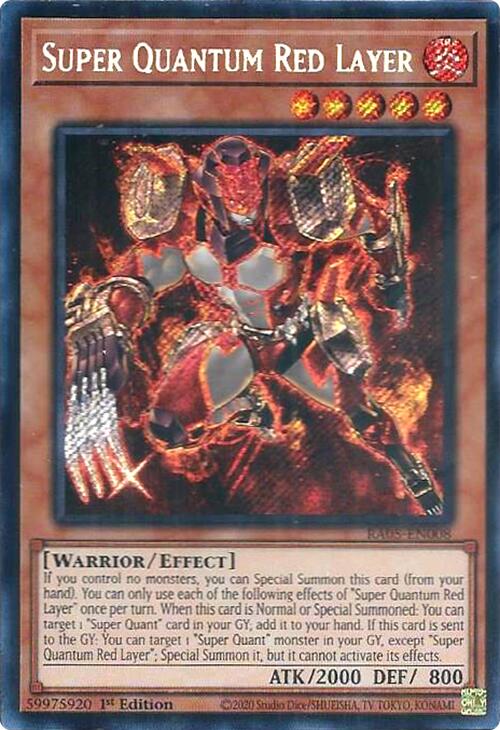 Super Quantum Red Layer (Secret Rare) [RA05-EN008] Secret Rare | Exor Games New Glasgow