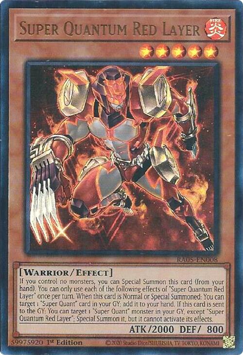 Super Quantum Red Layer (Ultra Rare) [RA05-EN008] Ultra Rare | Exor Games New Glasgow