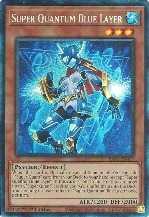 Super Quantum Blue Layer (Collector's Rare) [RA05-EN009] Collector's Rare | Exor Games New Glasgow