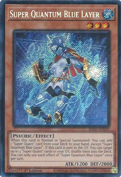 Super Quantum Blue Layer (Secret Rare) [RA05-EN009] Secret Rare | Exor Games New Glasgow