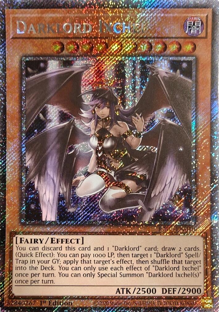 Darklord Ixchel (Platinum Secret Rare) [RA05-EN010] Platinum Secret Rare | Exor Games New Glasgow