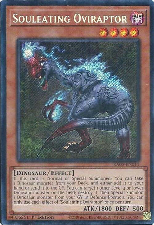 Souleating Oviraptor (Secret Rare) [RA05-EN011] Secret Rare | Exor Games New Glasgow