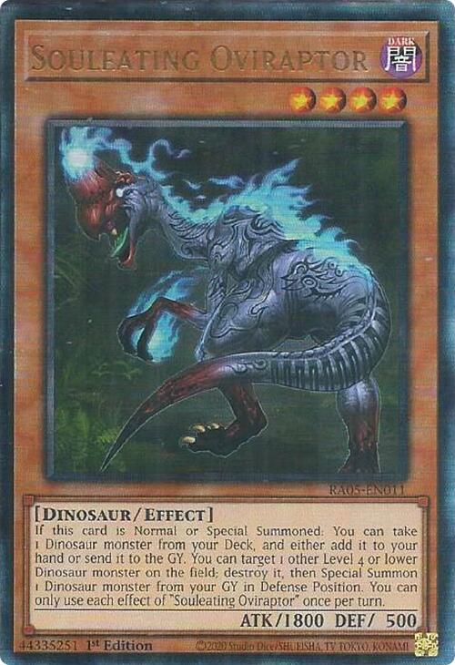 Souleating Oviraptor (Ultimate Rare) [RA05-EN011] Ultimate Rare | Exor Games New Glasgow