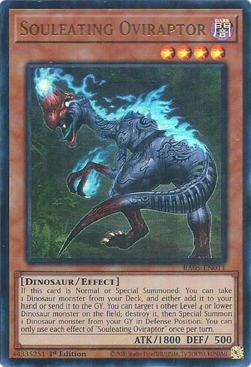 Souleating Oviraptor (Ultra Rare) [RA05-EN011] Ultra Rare | Exor Games New Glasgow