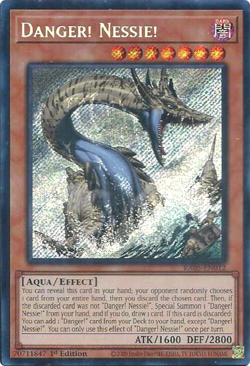 Danger! Nessie! (Secret Rare) [RA05-EN012] Secret Rare | Exor Games New Glasgow