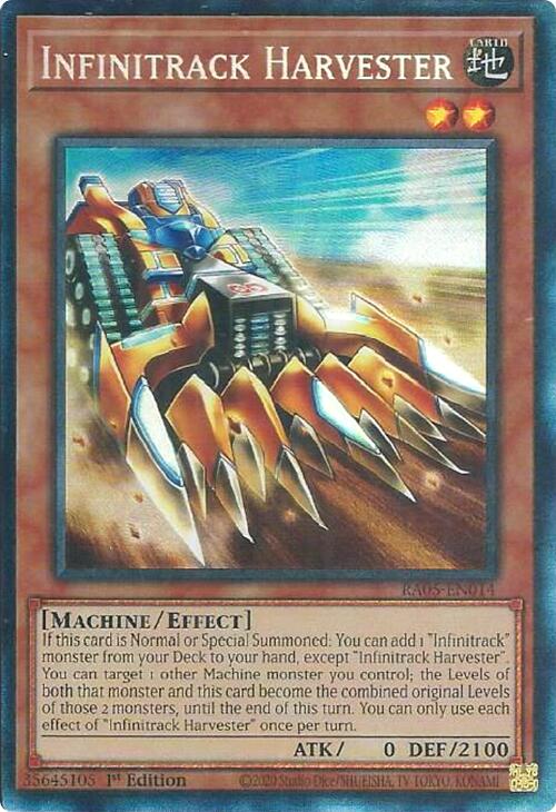 Infinitrack Harvester (Collector's Rare) [RA05-EN014] Collector's Rare | Exor Games New Glasgow