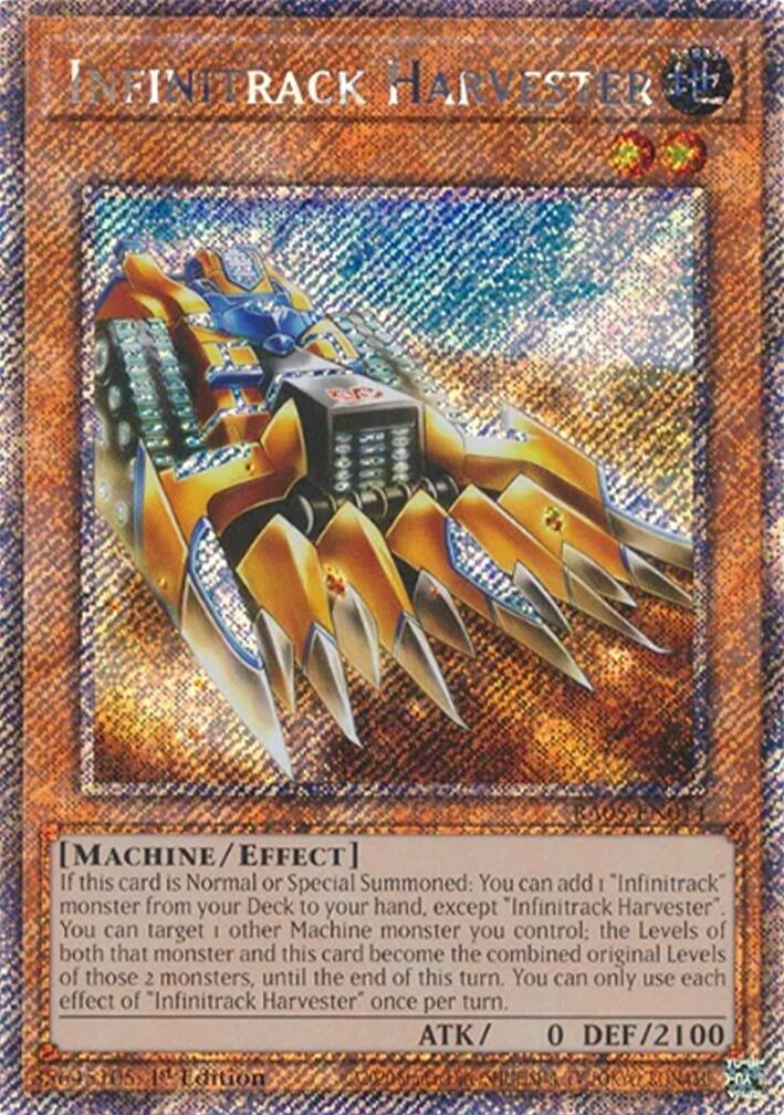 Infinitrack Harvester (Platinum Secret Rare) [RA05-EN014] Platinum Secret Rare | Exor Games New Glasgow