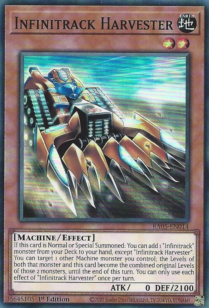 Infinitrack Harvester [RA05-EN014] Super Rare | Exor Games New Glasgow