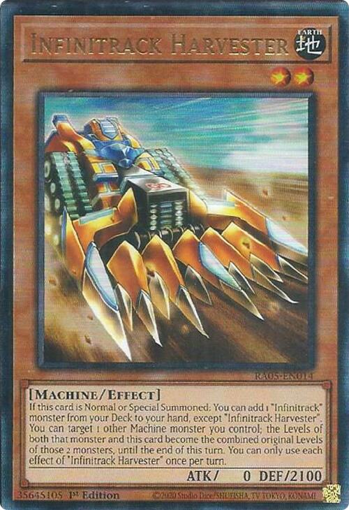 Infinitrack Harvester (Ultimate Rare) [RA05-EN014] Ultimate Rare | Exor Games New Glasgow