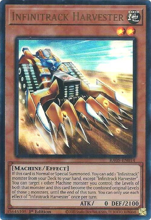 Infinitrack Harvester (Ultra Rare) [RA05-EN014] Ultra Rare | Exor Games New Glasgow