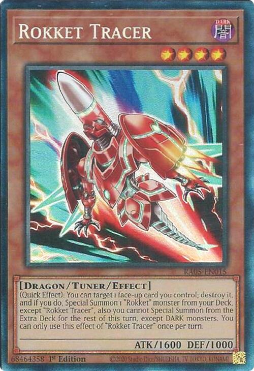 Rokket Tracer (Collector's Rare) [RA05-EN015] Collector's Rare | Exor Games New Glasgow