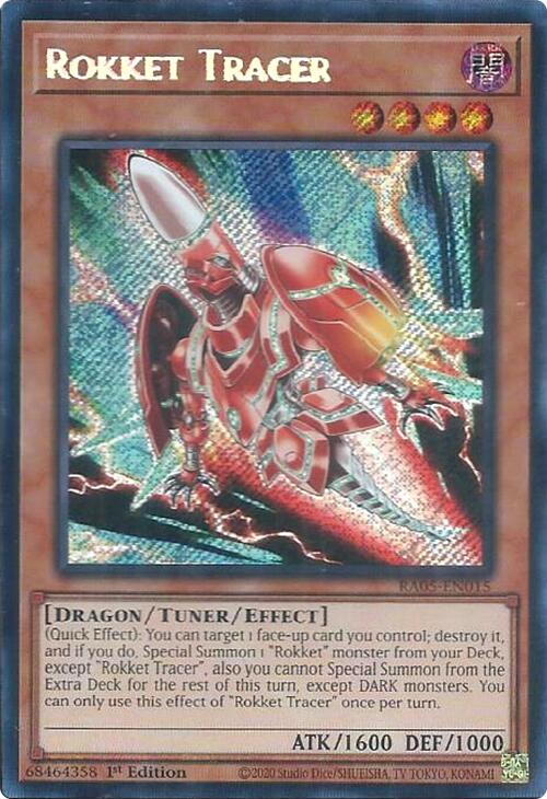 Rokket Tracer (Secret Rare) [RA05-EN015] Secret Rare | Exor Games New Glasgow