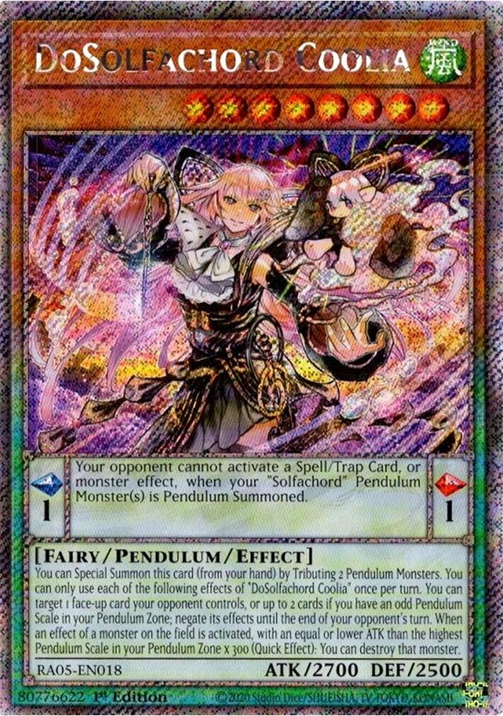 DoSolfachord Coolia (Platinum Secret Rare) [RA05-EN018] Platinum Secret Rare | Exor Games New Glasgow