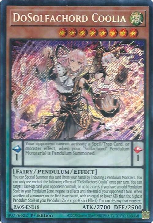 DoSolfachord Coolia (Secret Rare) [RA05-EN018] Secret Rare | Exor Games New Glasgow
