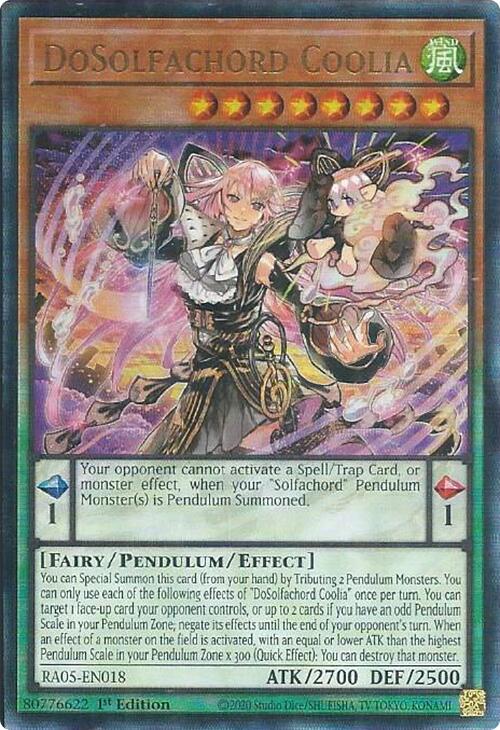 DoSolfachord Coolia (Ultimate Rare) [RA05-EN018] Ultimate Rare | Exor Games New Glasgow