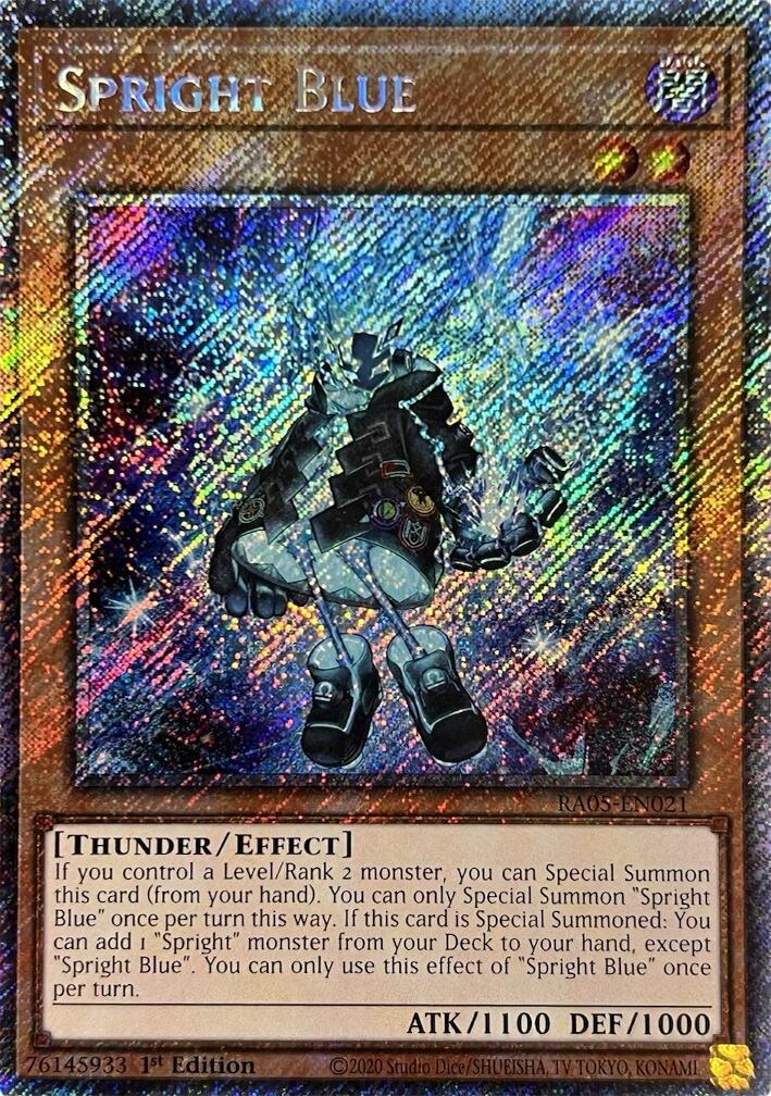 Spright Blue (Platinum Secret Rare) [RA05-EN021] Platinum Secret Rare | Exor Games New Glasgow