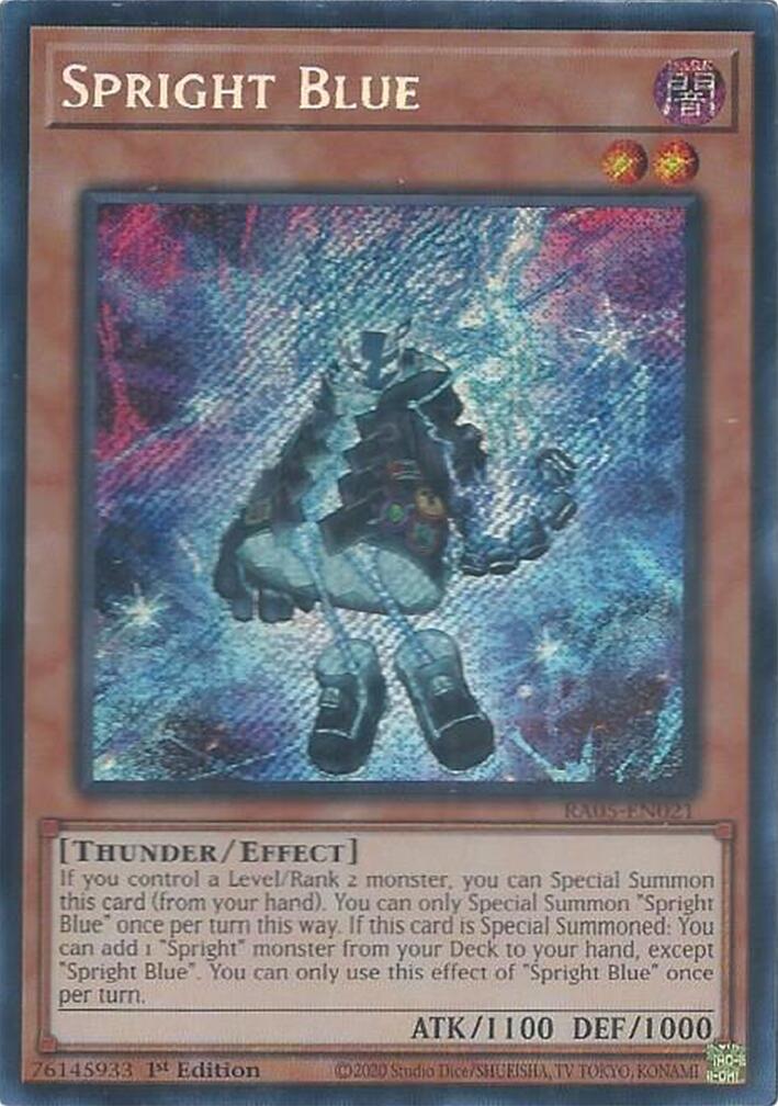 Spright Blue (Secret Rare) [RA05-EN021] Secret Rare | Exor Games New Glasgow