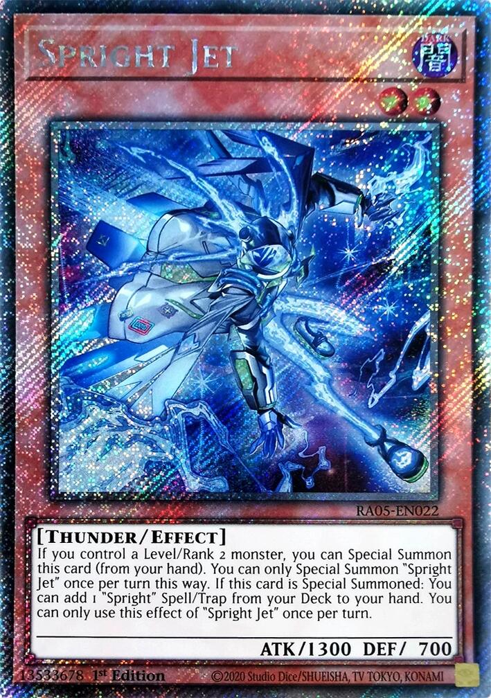 Spright Jet (Platinum Secret Rare) [RA05-EN022] Platinum Secret Rare | Exor Games New Glasgow