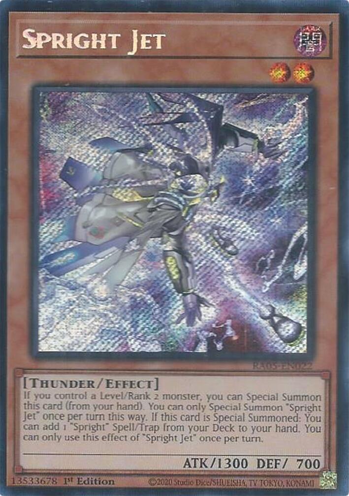 Spright Jet (Secret Rare) [RA05-EN022] Secret Rare | Exor Games New Glasgow