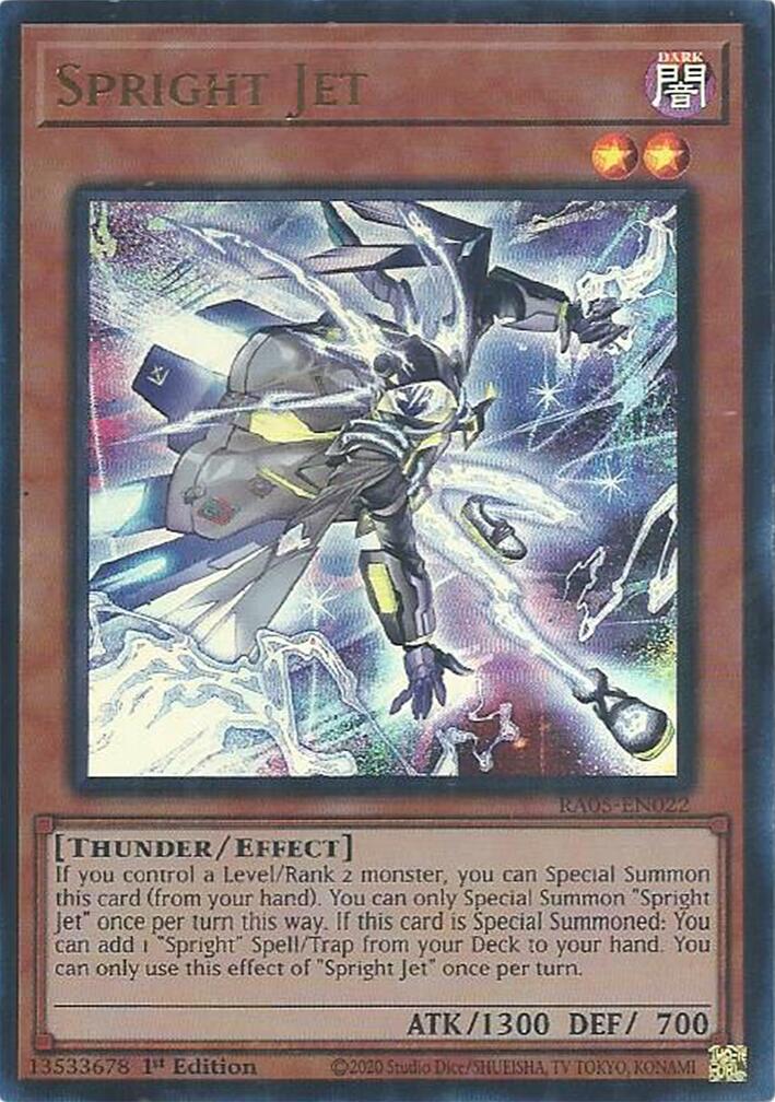 Spright Jet (Ultra Rare) [RA05-EN022] Ultra Rare | Exor Games New Glasgow