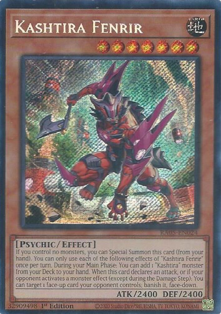 Kashtira Fenrir (Secret Rare) [RA05-EN024] Secret Rare | Exor Games New Glasgow