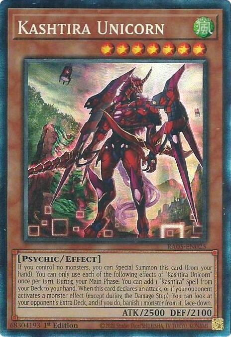 Kashtira Unicorn (Collector's Rare) [RA05-EN025] Collector's Rare | Exor Games New Glasgow