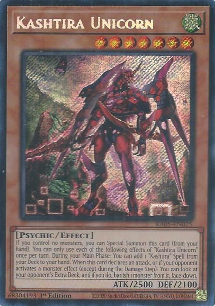 Kashtira Unicorn (Secret Rare) [RA05-EN025] Secret Rare | Exor Games New Glasgow
