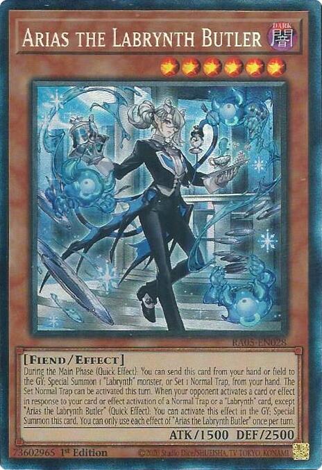 Arias the Labrynth Butler (Collector's Rare) [RA05-EN028] Collector's Rare | Exor Games New Glasgow