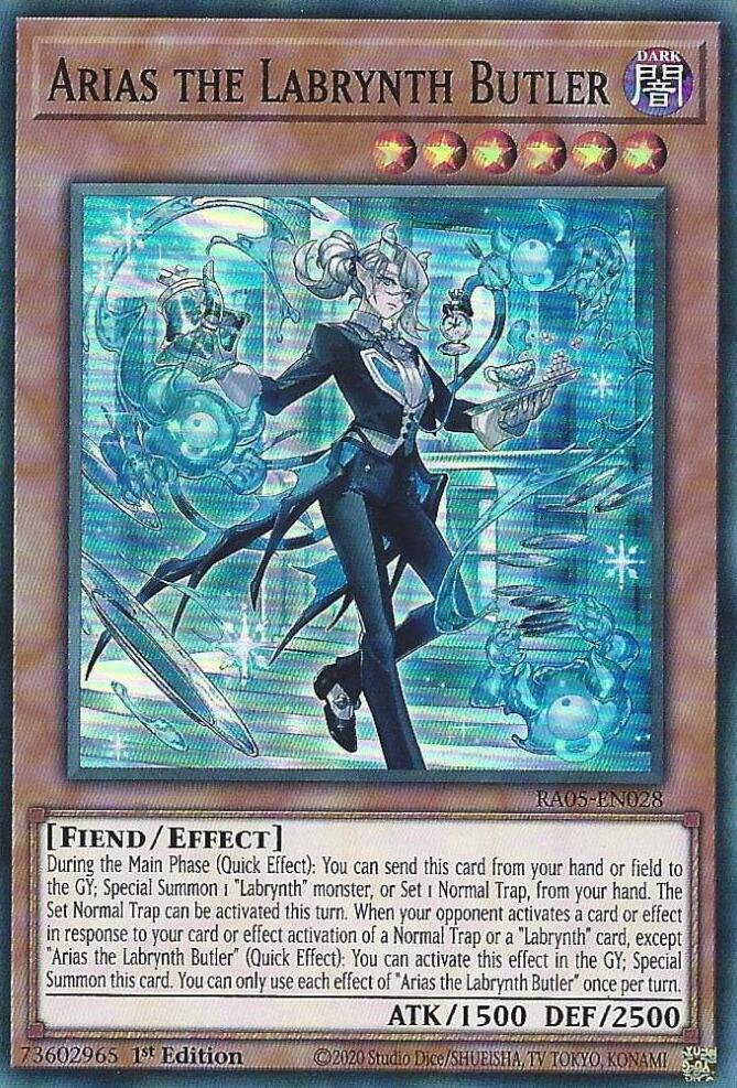 Arias the Labrynth Butler [RA05-EN028] Super Rare | Exor Games New Glasgow